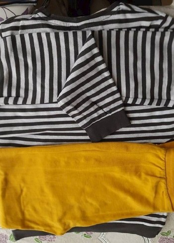 Kız Çocuk Sarı Eşofman Takımı - Görsel 9