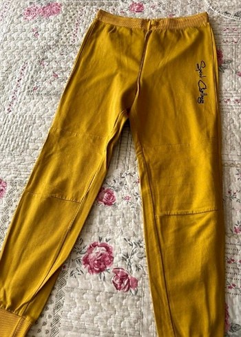 Kız Çocuk Sarı Eşofman Takımı - Görsel 5