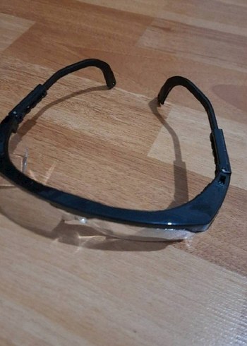 Siyah Biker Tarzı Koruyucu Gözlük - Görsel 2