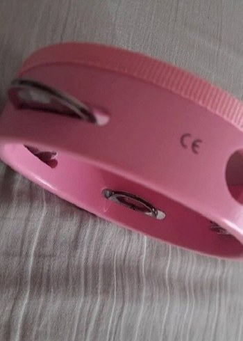 Renkli Baskılı Pembe Çocuk Tef - Görsel 2