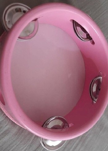 Renkli Baskılı Pembe Çocuk Tef - Görsel 4