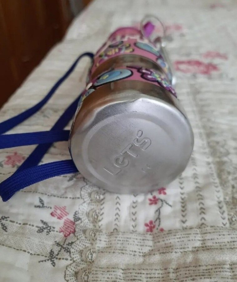 Kız Çocuklar İçin Pembe Termos Matara - Görsel 5