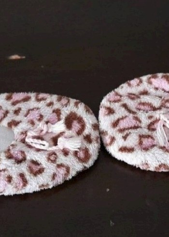 Pembe Yılan Desenli Kız Ev Terliği - Görsel 3