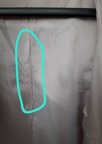 38 Beden beyaz Renk Düğmeli Gri Kadın Trençkot