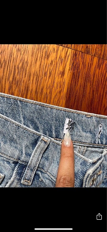m Beden Zara taşlı jean