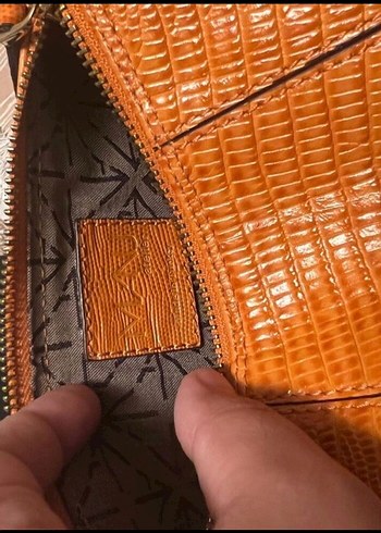Turuncu manu çanta - Görsel 11