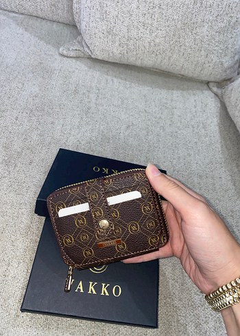Beden Vakko Kahverengi Deri Fermuarlı Kadın Cüzdanı