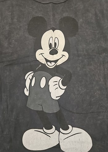 Koton Kids Gri Mickey Mouse Baskılı Tişört