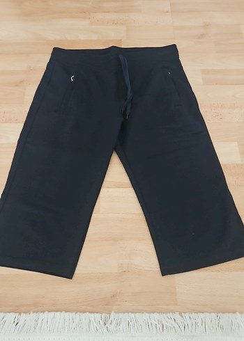 Kadın Lacivert Kısa Bol Kesim Denim Pantolon