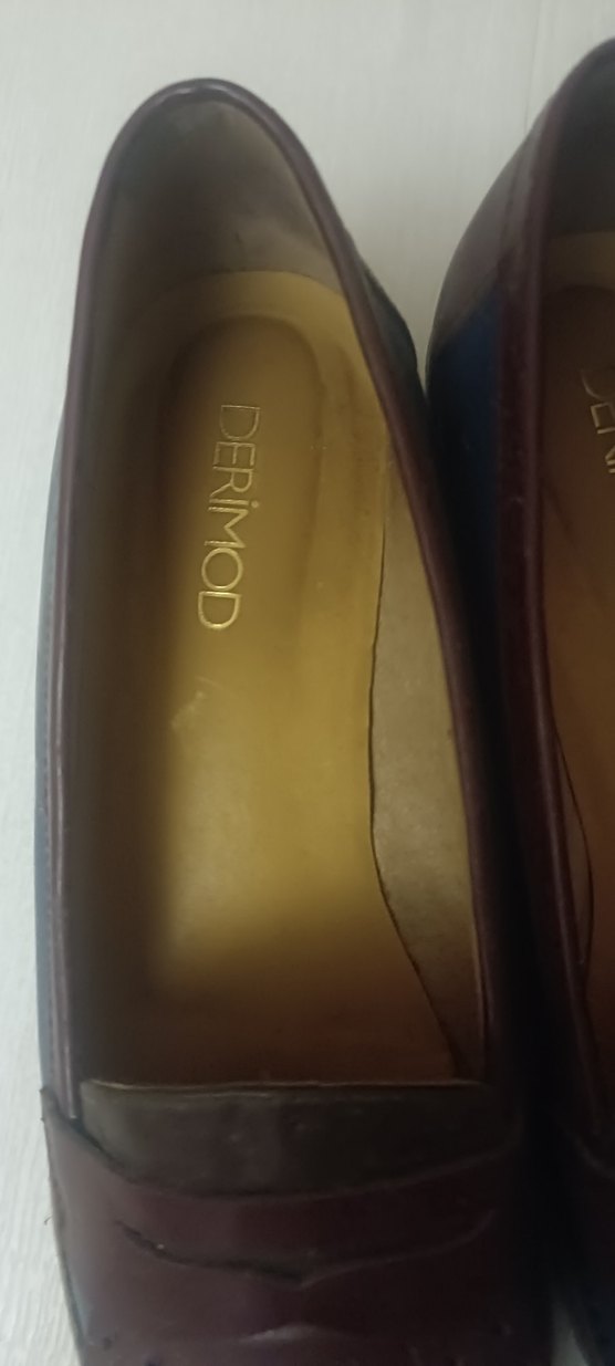 Bordo Deri Kadın Klasik Topuklu Ayakkabı derimod - Görsel 2