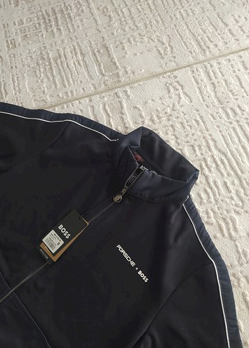 Erkek Siyah Fermuarlı Eşofman Takımı - Görsel 2