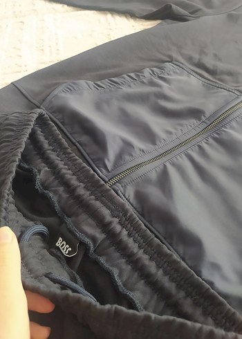 Erkek Siyah Fermuarlı Eşofman Takımı - Görsel 4