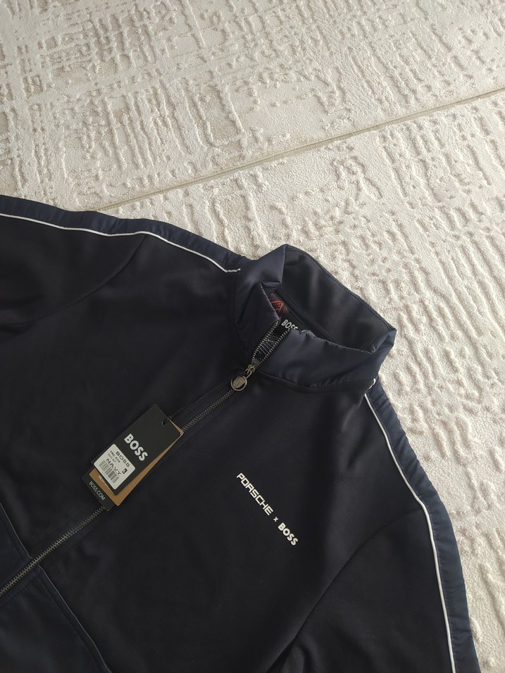 Erkek Siyah Fermuarlı Eşofman Takımı - Görsel 2