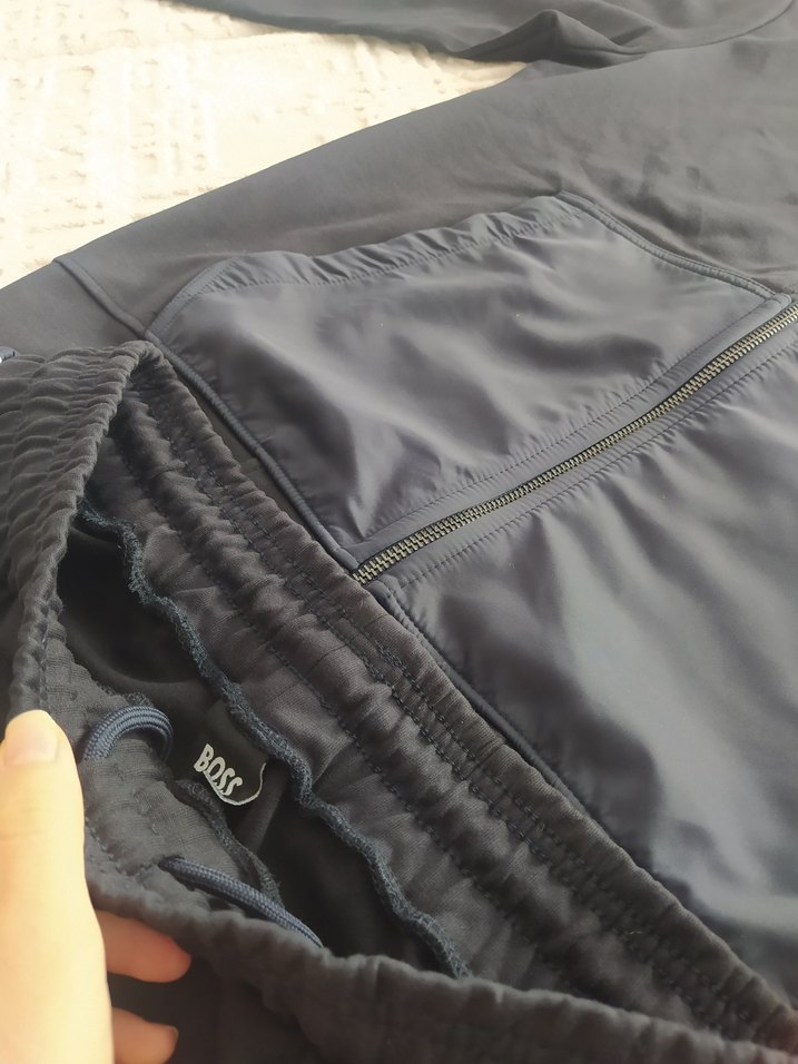 Erkek Siyah Fermuarlı Eşofman Takımı - Görsel 4