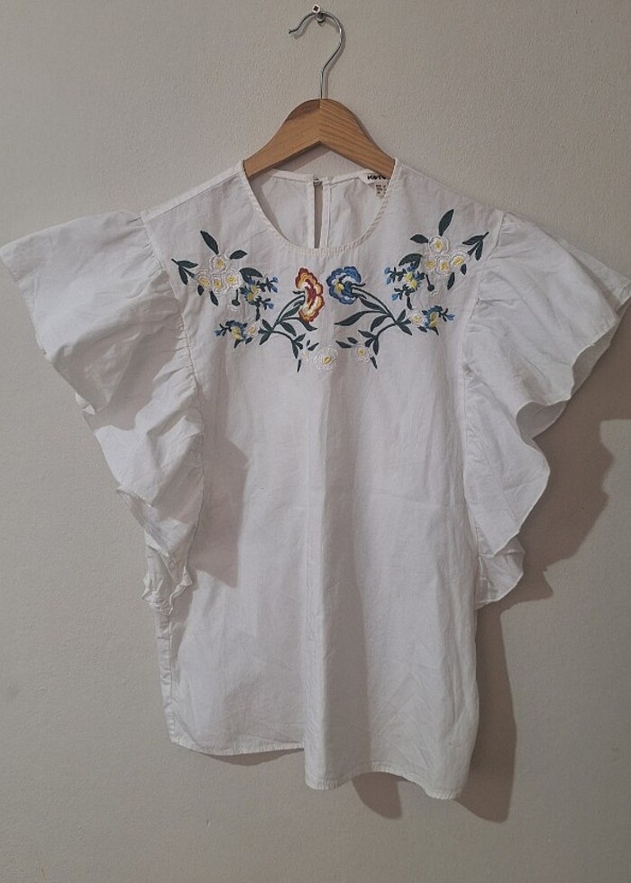 Koton Nakışlı Bluz - Görsel 3