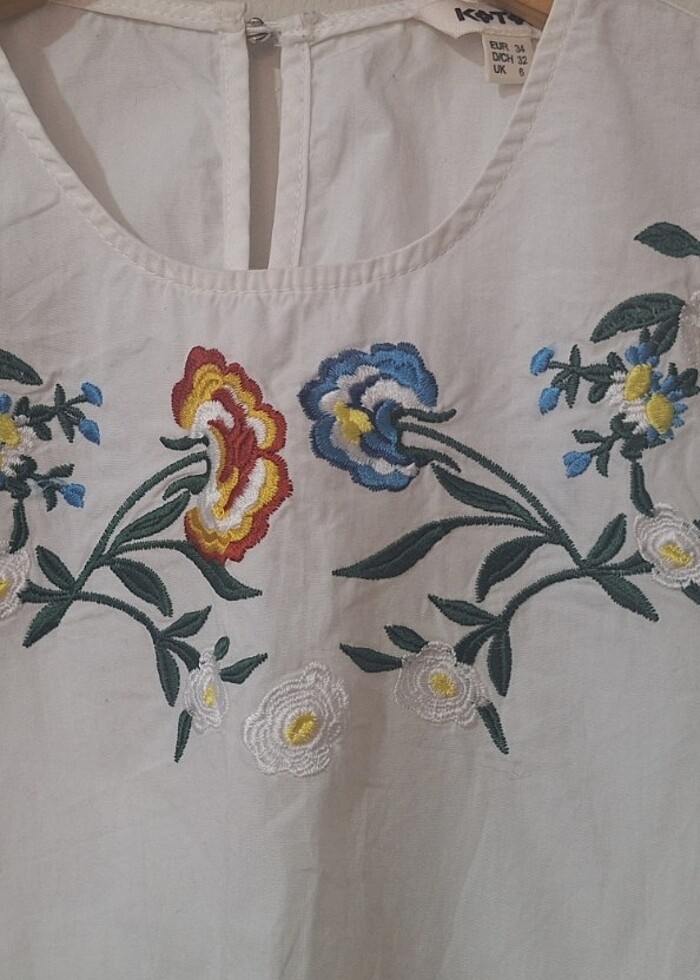 Koton Nakışlı Bluz - Görsel 4