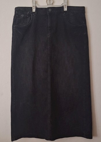 Lcw X Sıde Midi Denim  Etek - Görsel 2