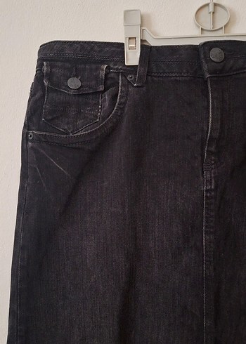 Lcw X Sıde Midi Denim  Etek - Görsel 3