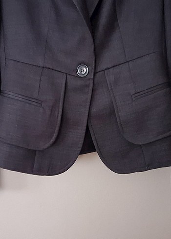 Koton  Gri Modern Klasik Blazer Ceket - Görsel 4