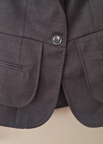 Koton  Gri Modern Klasik Blazer Ceket - Görsel 3