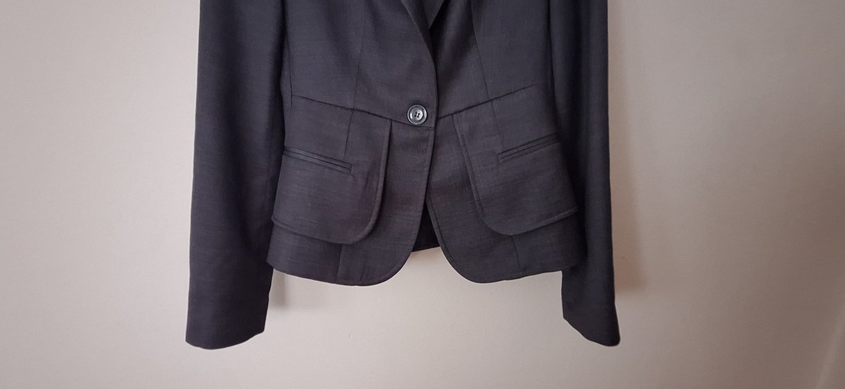 Koton  Gri Modern Klasik Blazer Ceket - Görsel 4