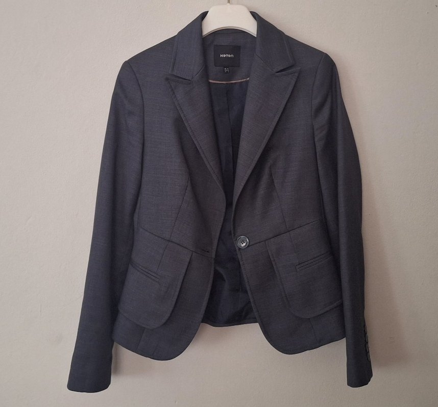 Koton  Gri Modern Klasik Blazer Ceket - Görsel 2