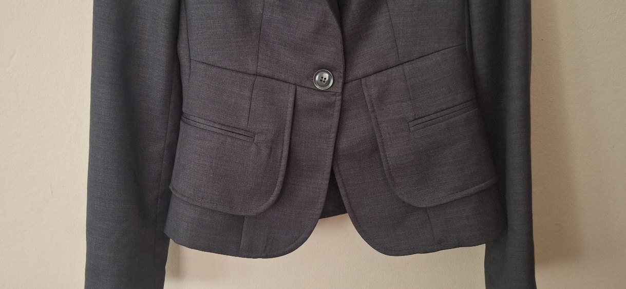 Koton  Gri Modern Klasik Blazer Ceket - Görsel 3