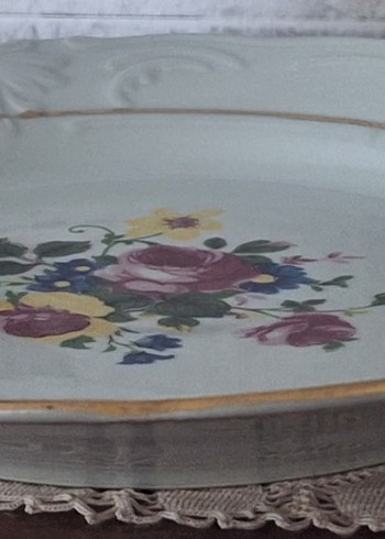 İstanbul Porselen Vintage Tabak - Görsel 9