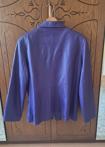 Boncetti Vintage Hakiki Deri Mont - Görsel 2