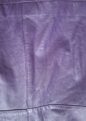 Boncetti Vintage Hakiki Deri Mont - Görsel 6