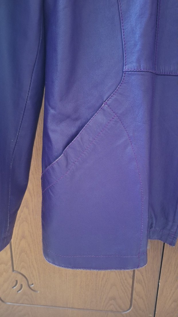 Boncetti Vintage Hakiki Deri Mont - Görsel 4