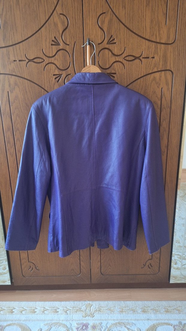 Boncetti Vintage Hakiki Deri Mont - Görsel 2