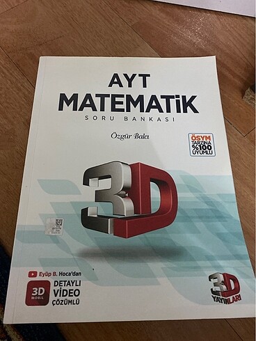 3D yayınları Ayt matematik soru bankası
