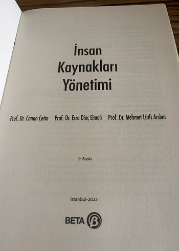  Beden İnsan Kaynakları Yönetimi Kitabı - Beta