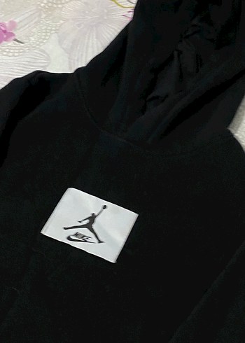 Nike Siyah Kapüşonlu  Sweatshirt - Görsel 2
