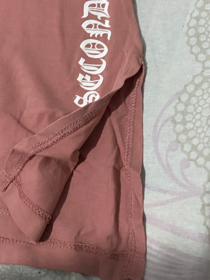 Pembe Baskılı Kadın Tişört - Görsel 3