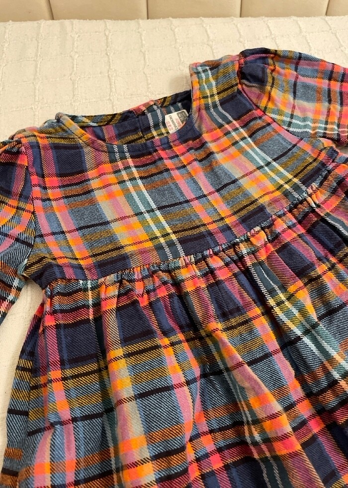 Pöti kare elbise - Görsel 3