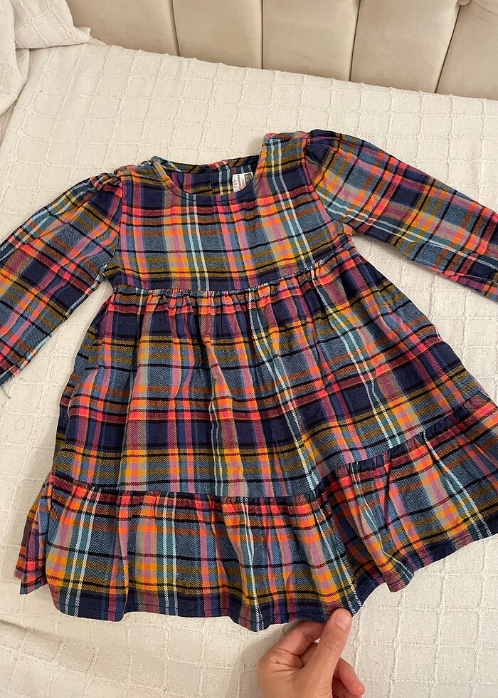 Pöti kare elbise - Görsel 2