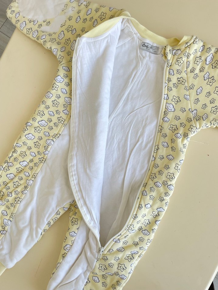 Renkli Baskılı Fermuarlı Erkek Bebek Tulumu - Görsel 4