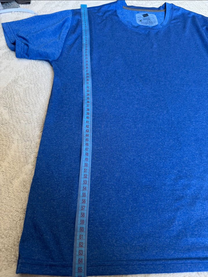 Mavi Erkek Kısa Kollu Tişört - Görsel 4