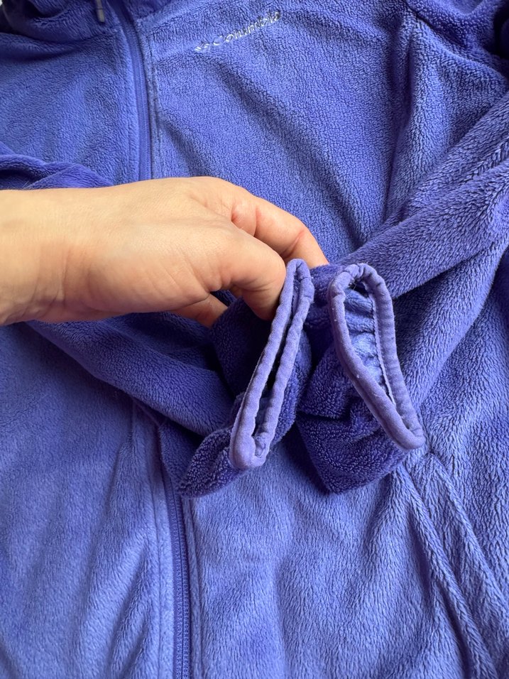 Columbia Mor  Fermuarlı Peluş hırka - Görsel 4