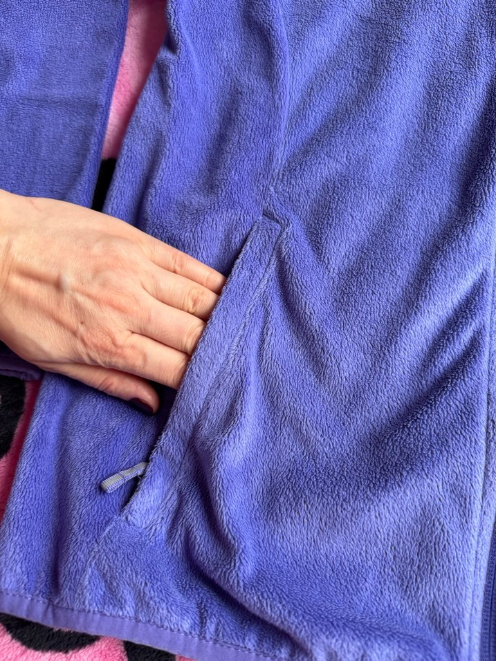 Columbia Mor  Fermuarlı Peluş hırka - Görsel 3