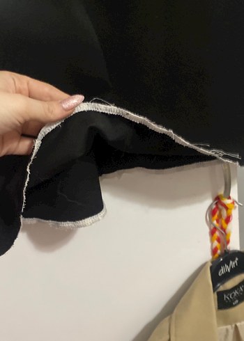 Siyah  Midi Ofis Elbisesi - Görsel 2