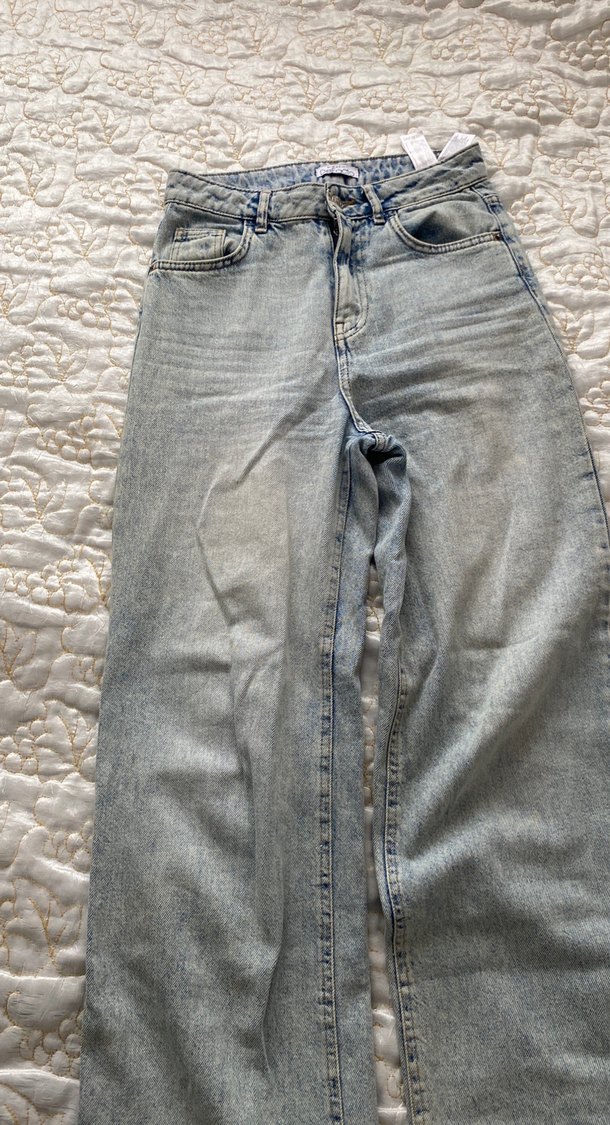 Gri Midi Boy Rahat Kesim Kadın Kot Pantolon - Görsel 2