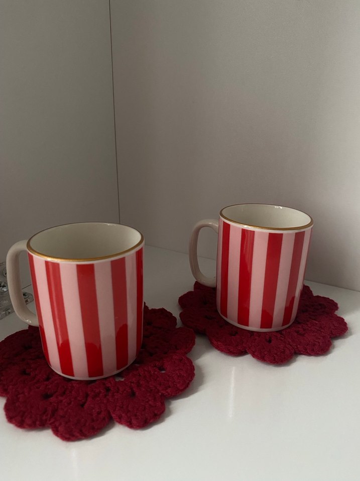 El Yapımı Bordo Bohem Motifli Supla 2 li - Görsel 2