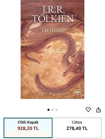 Hobbit Resimli Özel Baskı