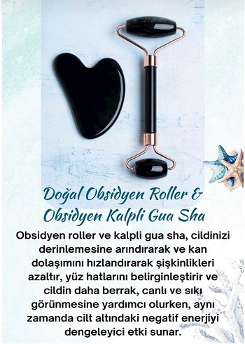 Diğer Siyah Yüz Masaj Aleti ve Gua Sha Seti