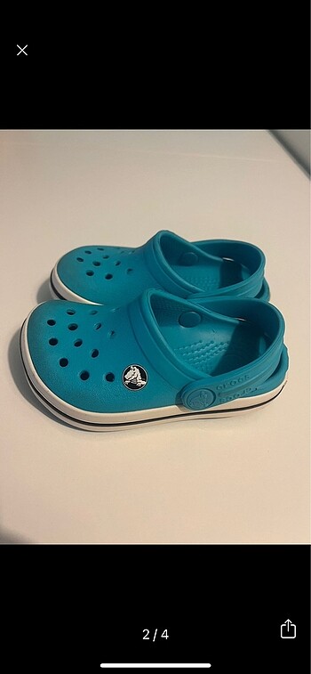 Pek crocs 1 ,2kez giydi