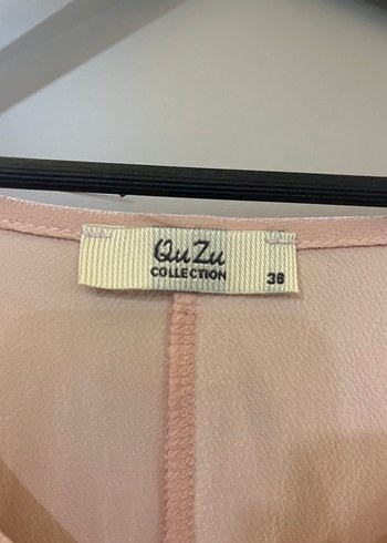 Uzun Kollu V Yaka Salaş Bluz - Görsel 2