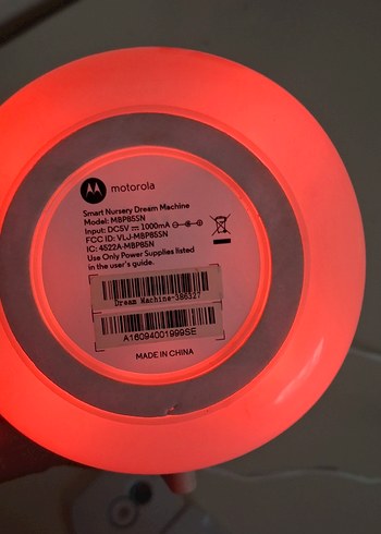 Beyaz Motorola Bebek Monitörü ve Kamera - Görsel 4